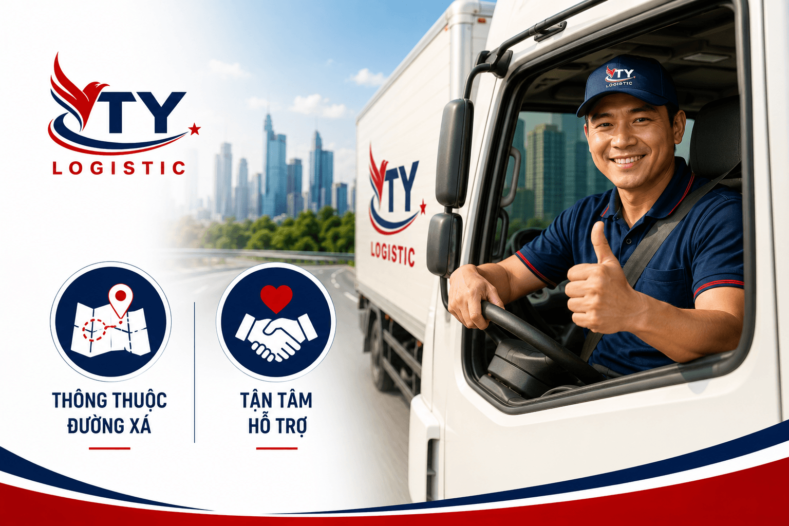 Đội ngũ tài xế thông thuộc đường xá, tận tâm