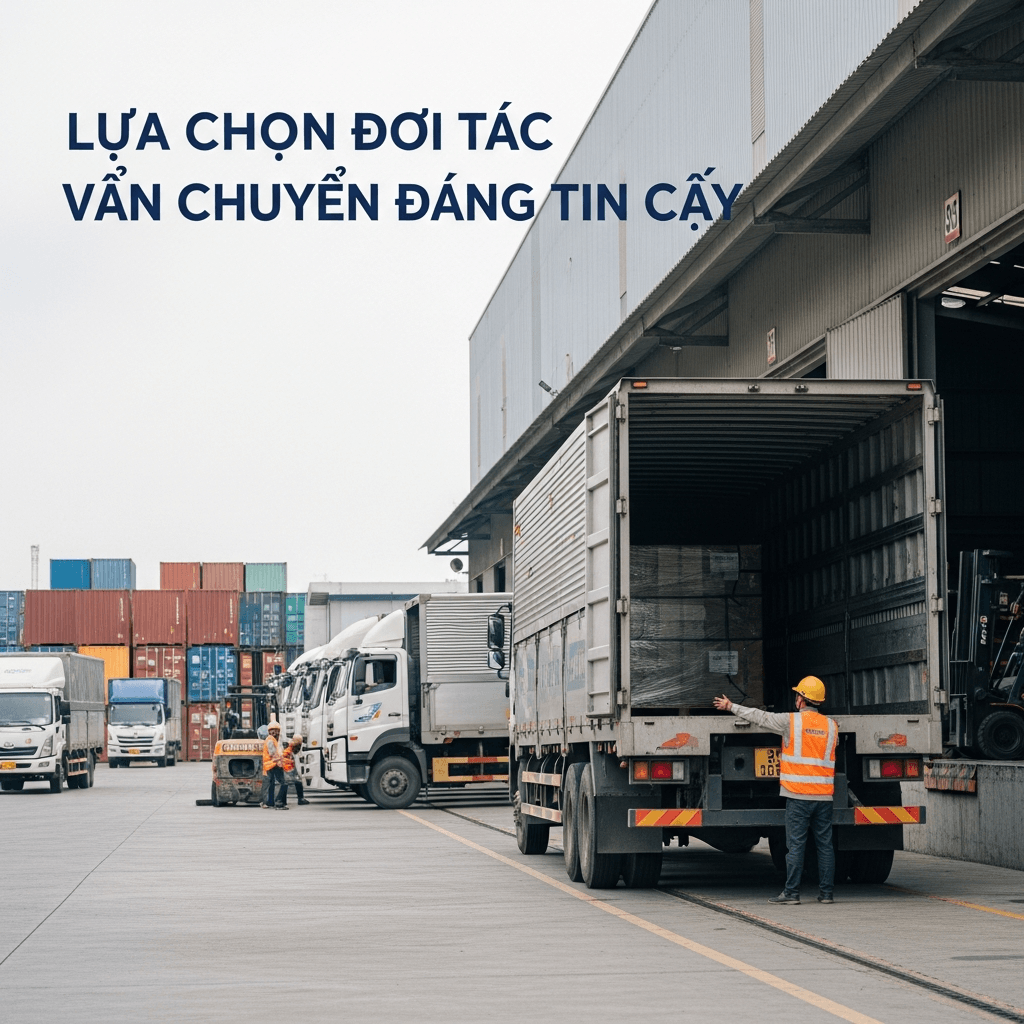 Lựa chọn đối tác vận chuyển tin cậy