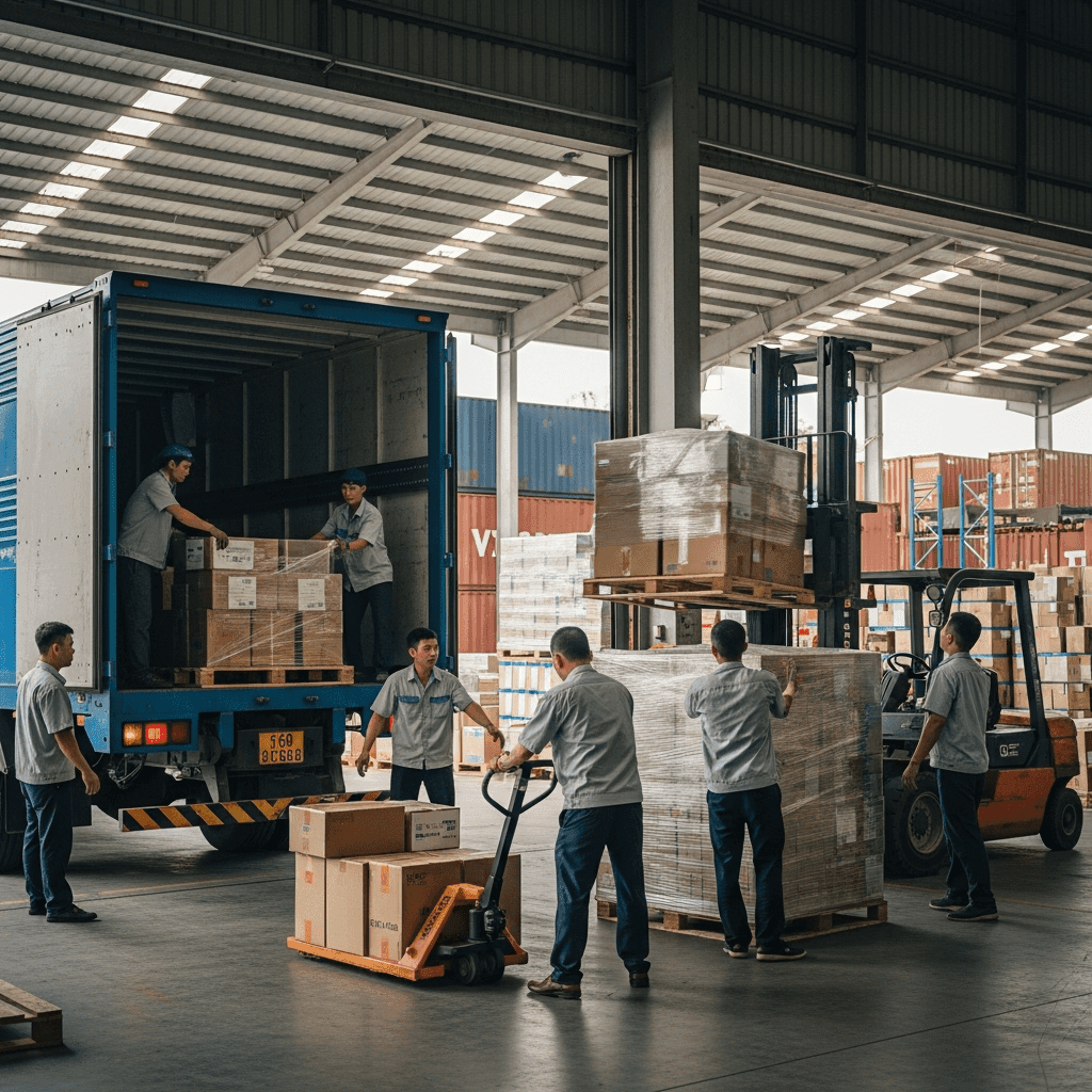 Quy trình vận chuyển chuyên nghiệp của VTY Logistics