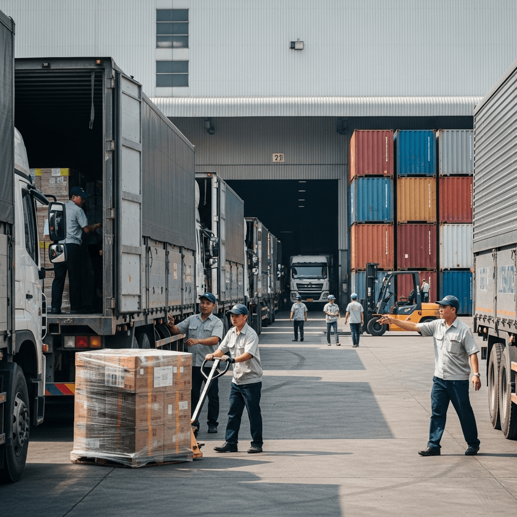 Phương thức vận chuyển hàng hóa từ Hà Nội vào Sài Gòn