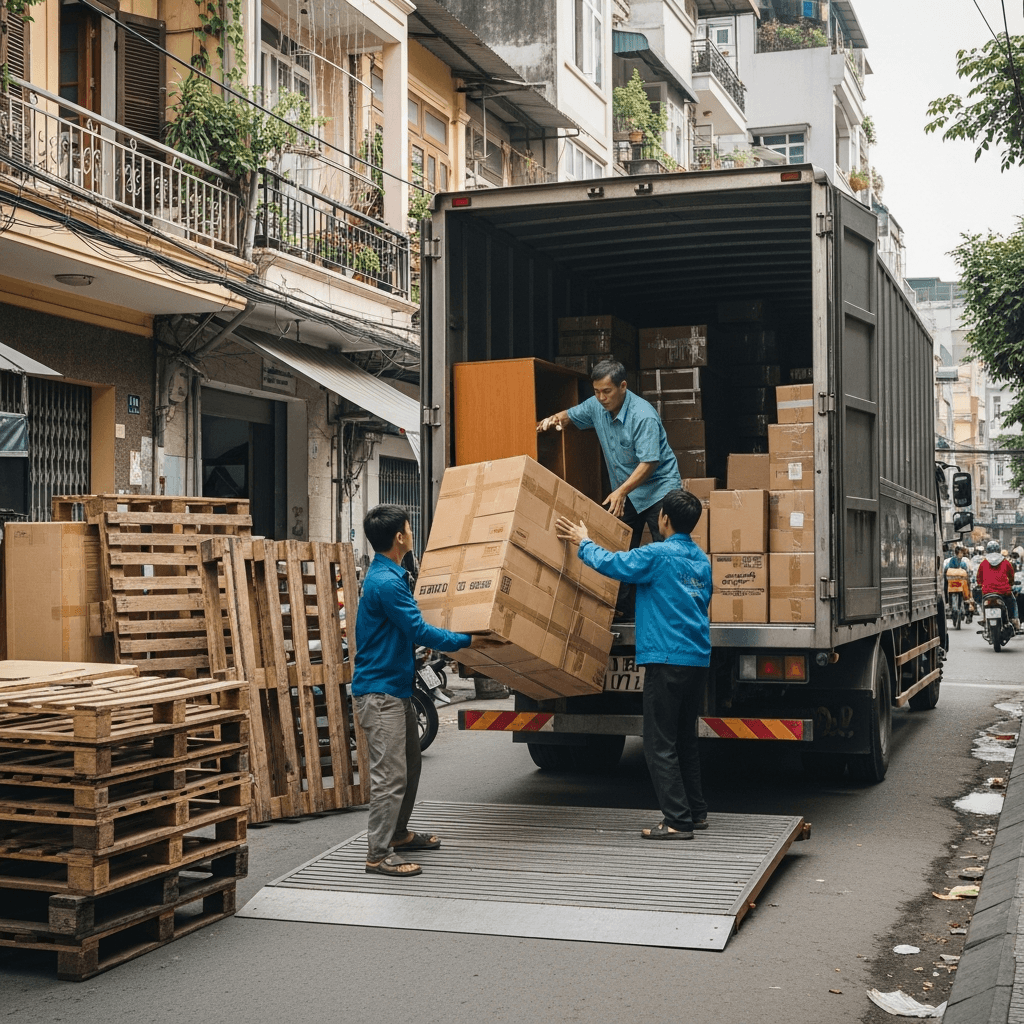 Lợi ích của việc thuê xe vận chuyển nhà