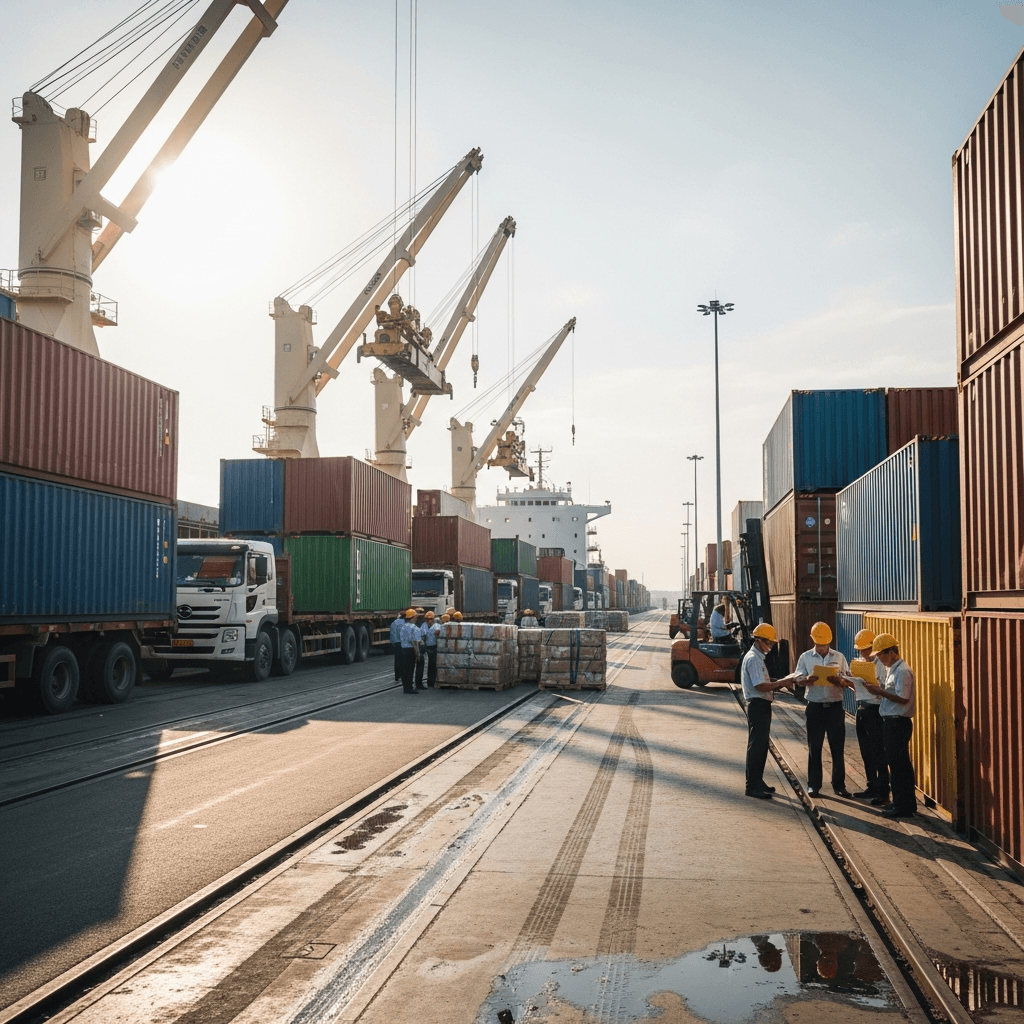 Tổng quan về vận chuyển container bằng đường sắt