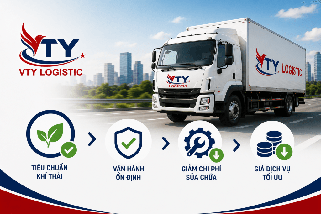 Đội xe đời mới tối ưu hiệu suất và tiết kiệm nhiên liệu