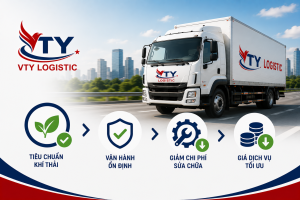 Đội xe đời mới tối ưu hiệu suất và tiết kiệm nhiên liệu