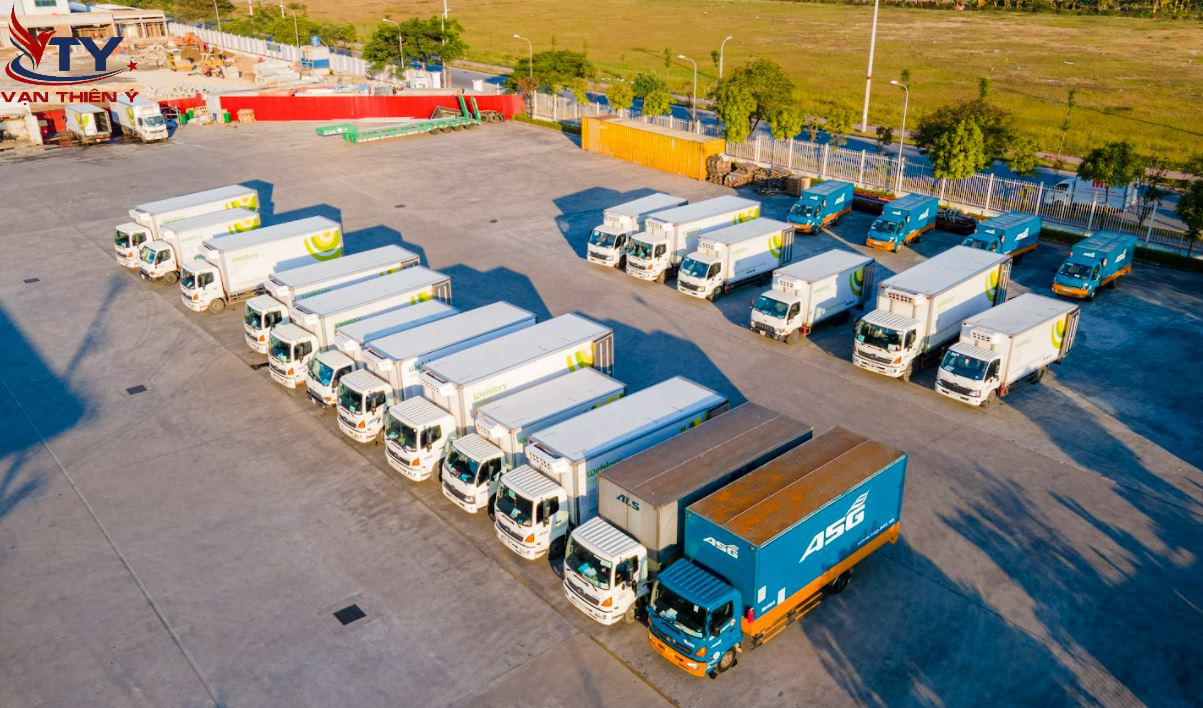 Hệ thống xe tải đa dạng, bảo quản an toàn